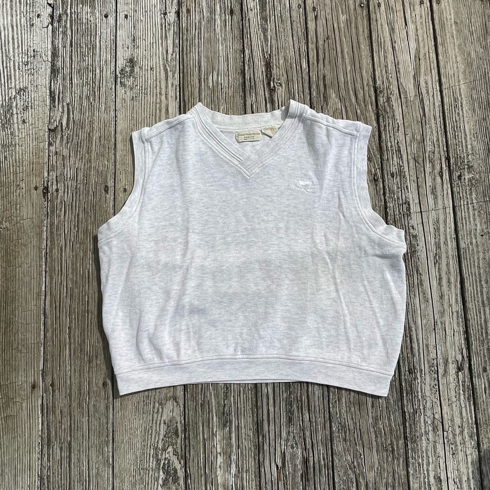 Vintage Sweater Vest Grey